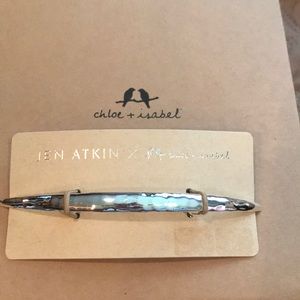 C+I Jen Atkin silver barrette
